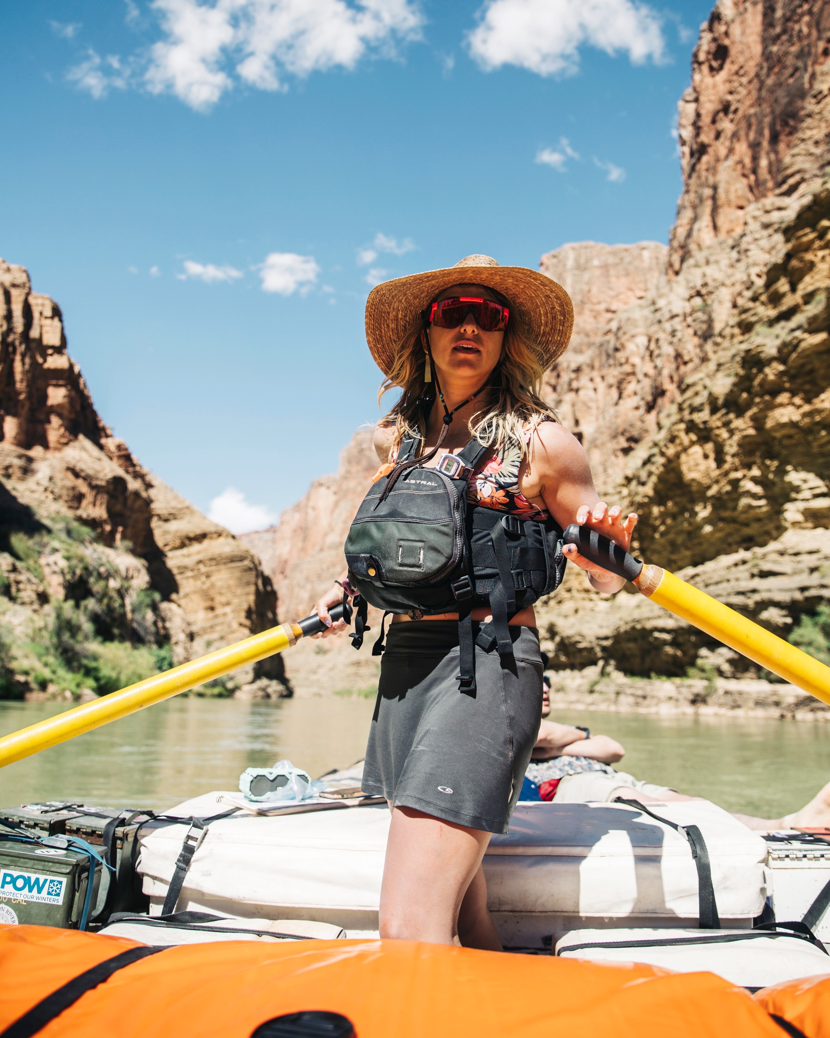 Hannah white water rafting